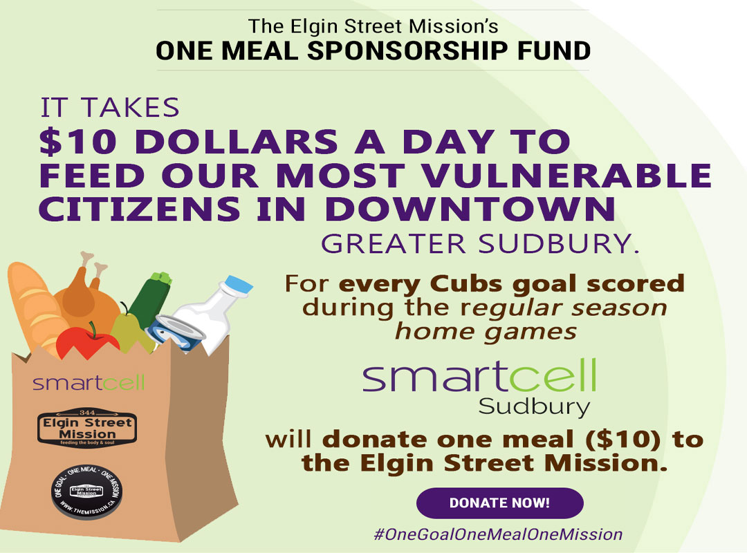 SmartCell Communications, Elgin Street Mission and Sudbury Cubs Team Up to Fight Hunger