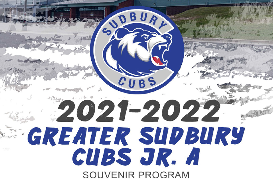 Greater Sudbury Cubs Souvenir program
